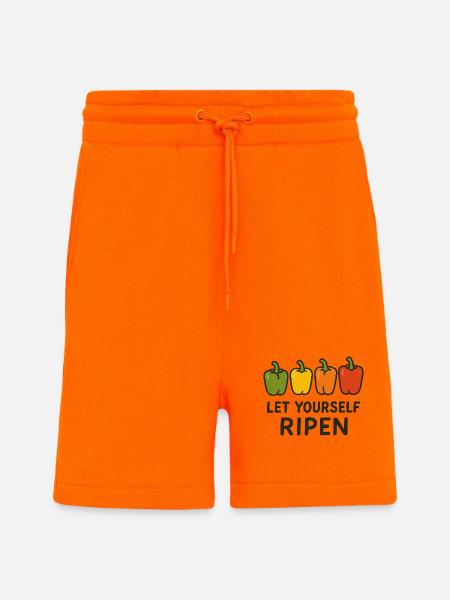Let Yourself Ripen - Shorts - made by SPREAD - SUNSET ORANGE