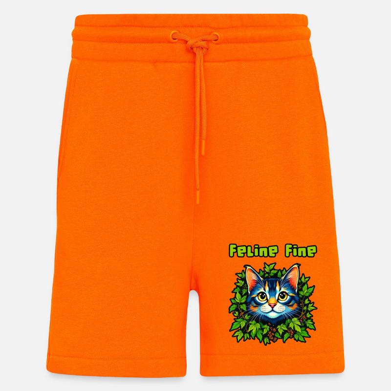 Katze fein #1 - Shorts - made by SPREAD - SUNSET ORANGE