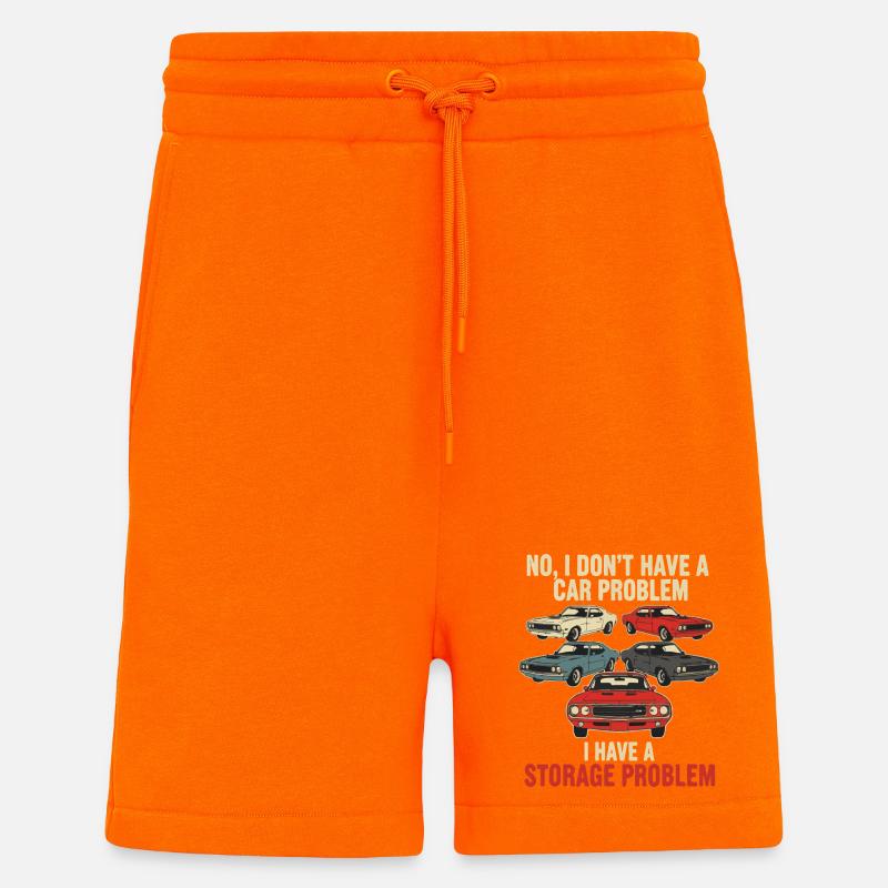 Storage Problem Car Meme Tee - Shorts - made by SPREAD - SUNSET ORANGE