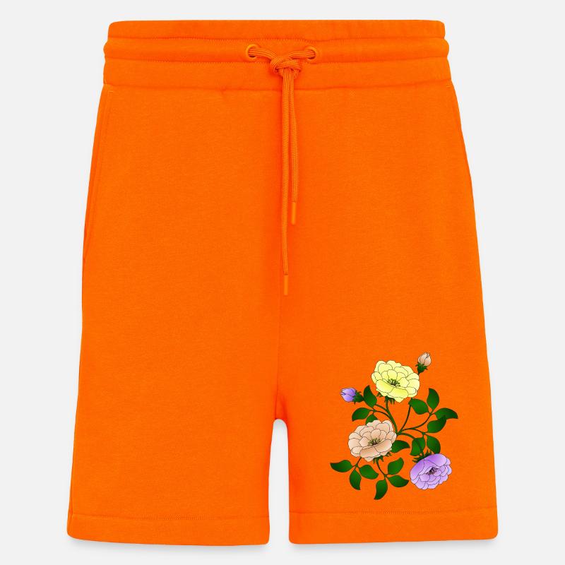 Blumen - Shorts - made by SPREAD - SUNSET ORANGE