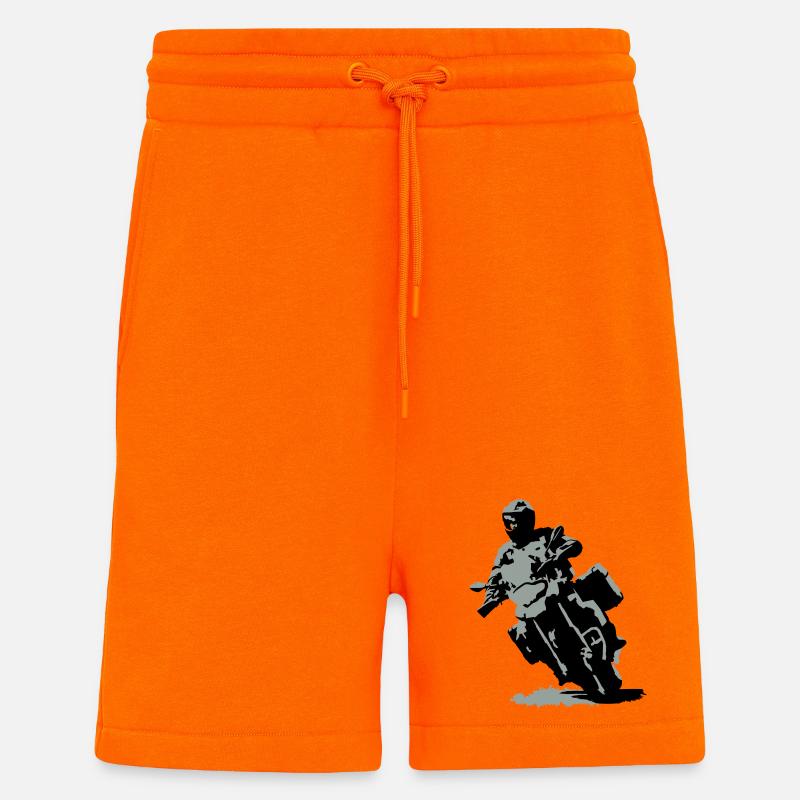 Reiseenduro klein - Shorts - made by SPREAD - SUNSET ORANGE