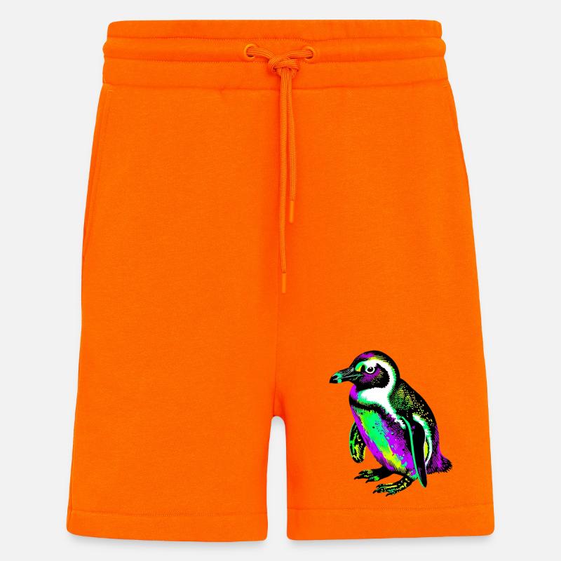 Penguin - Shorts - made by SPREAD - SUNSET ORANGE