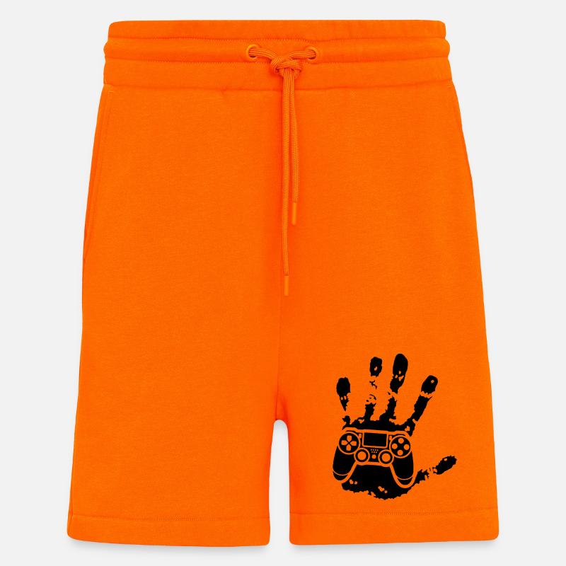 Der Gamer in dir (Schwarz) - Shorts - made by SPREAD - SUNSET ORANGE
