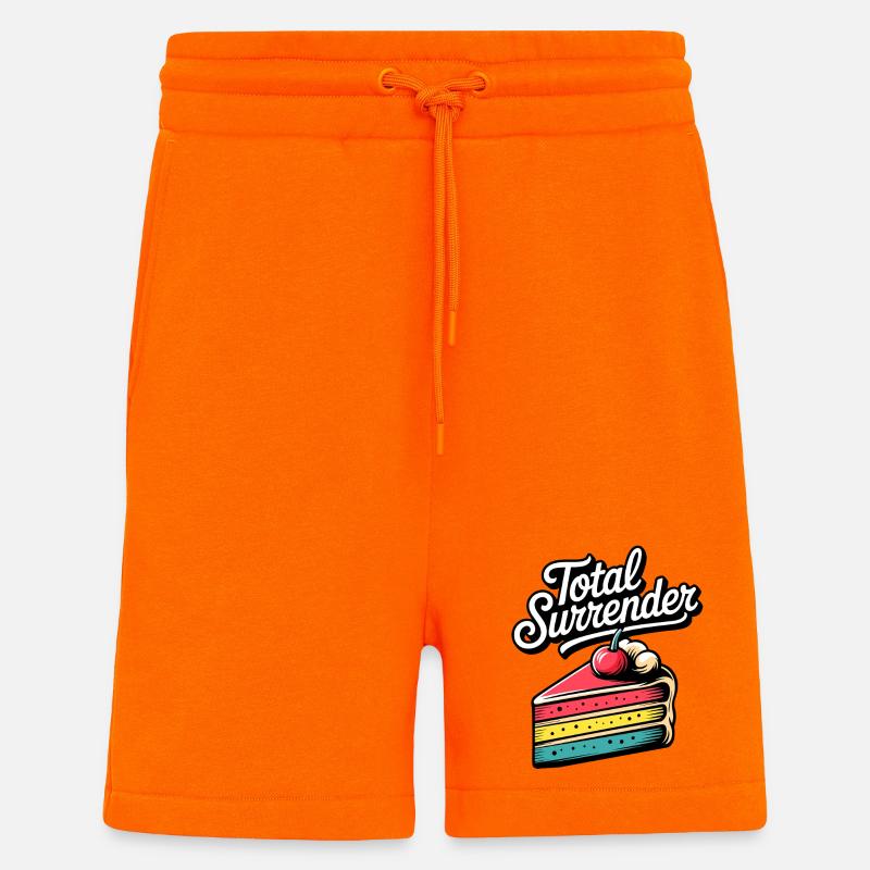 Total Surrender Kuchen Pop Art - Shorts - made by SPREAD - SUNSET ORANGE