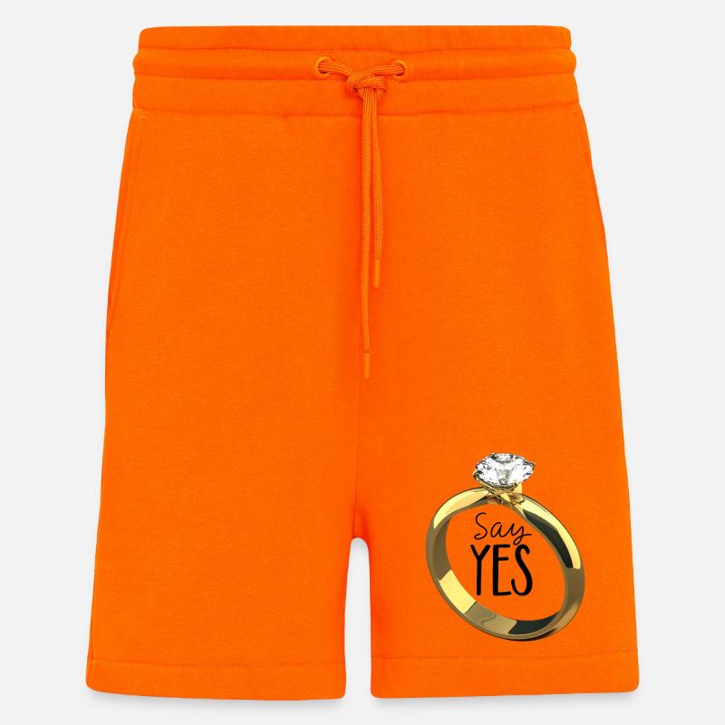 Sag ja! Heiratsantrag - Shorts - made by SPREAD - SUNSET ORANGE