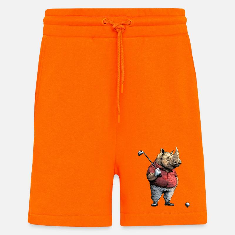 Nashörner Golf - Shorts - made by SPREAD - SUNSET ORANGE
