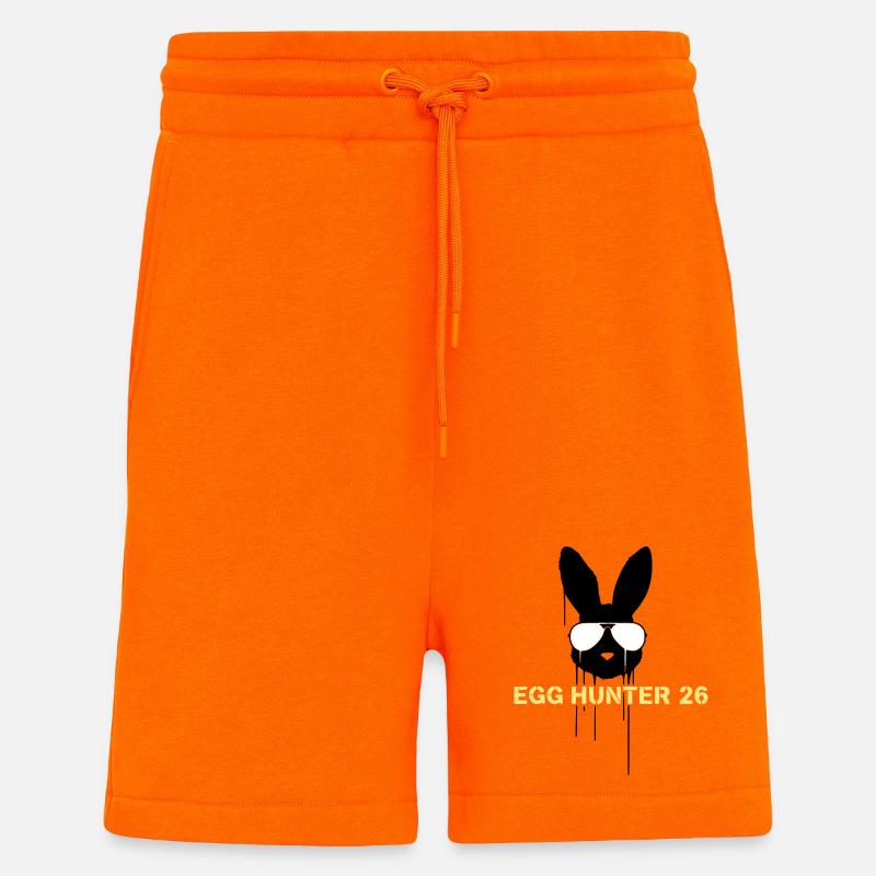 Egg Hunter 2026 Bunny Easter - Shorts - made by SPREAD - SUNSET ORANGE