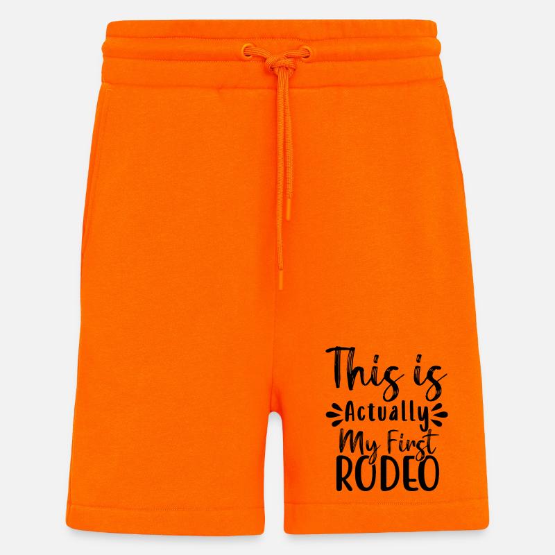 this is actually my first rodeo - Shorts - made by SPREAD - SUNSET ORANGE