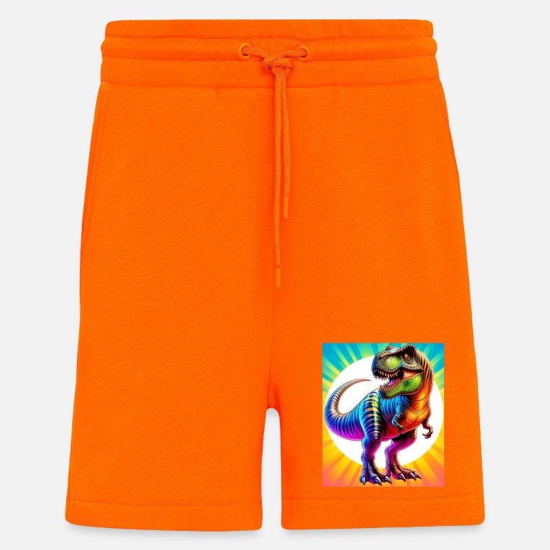 dinosaur - Shorts - made by SPREAD - SUNSET ORANGE