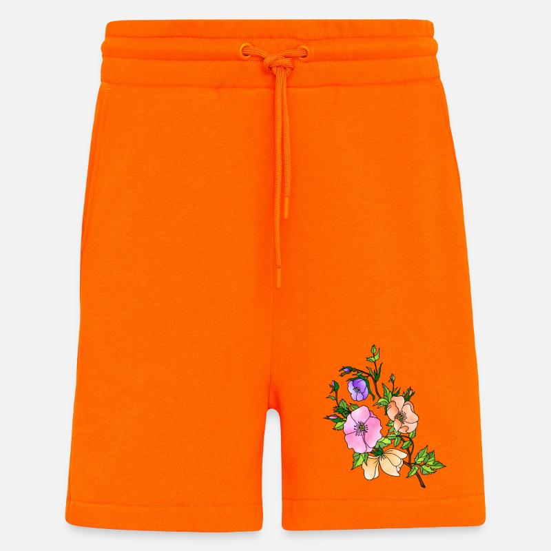 Blumen - Shorts - made by SPREAD - SUNSET ORANGE