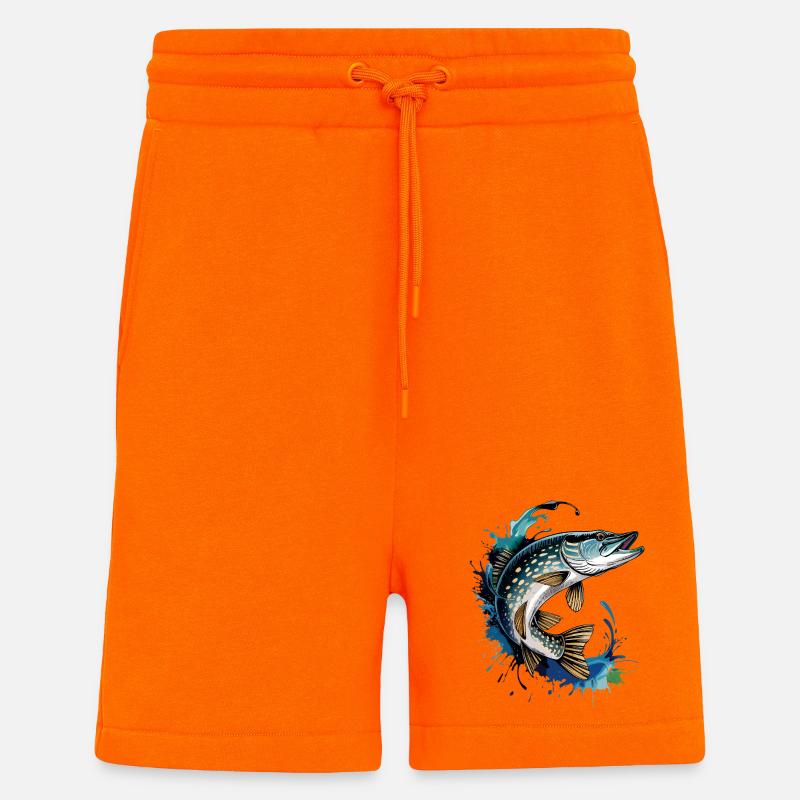 jumping pike - Shorts - made by SPREAD - SUNSET ORANGE
