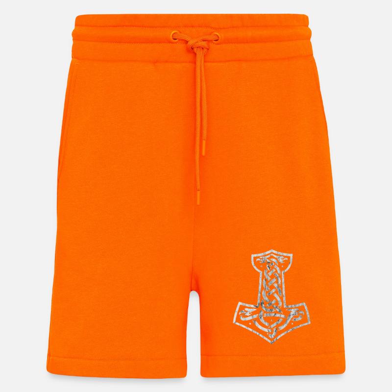 Mjolnir - Short bio décontracté fabriqué en UE - SUNSET ORANGE
