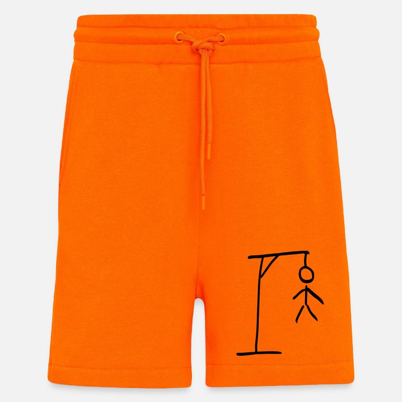 Gehängt - Shorts - made by SPREAD - SUNSET ORANGE