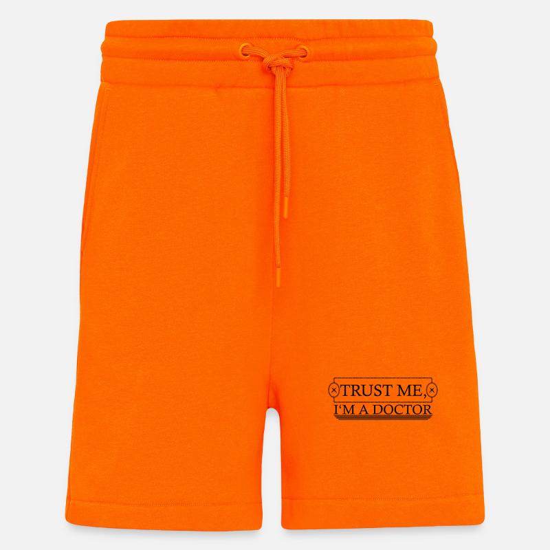Vertrau mir ich bin Arzt - Shorts - made by SPREAD - SUNSET ORANGE