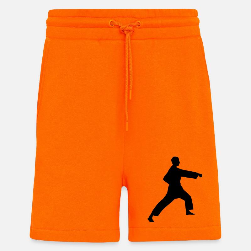 Punsch Karate oder Teakwondo Punsch - Shorts - made by SPREAD - SUNSET ORANGE