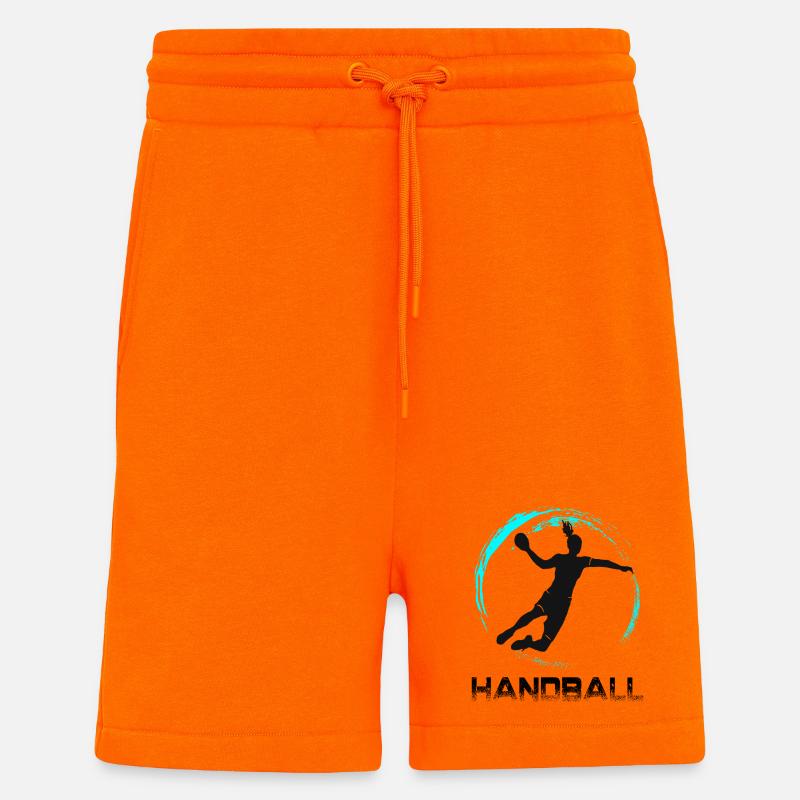 Handball - Shorts - made by SPREAD - SUNSET ORANGE