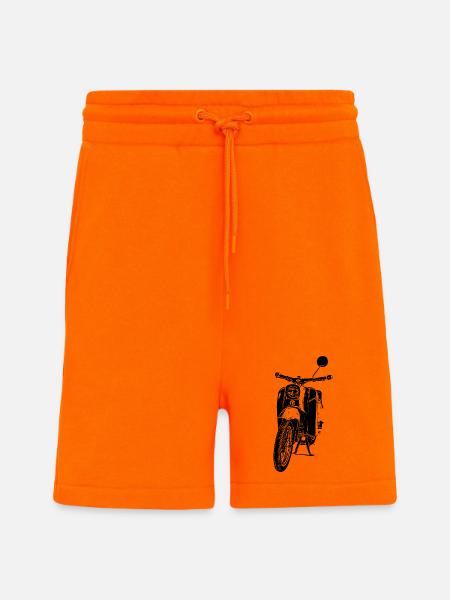 Schwalbe Moped - Shorts - made by SPREAD - SUNSET ORANGE