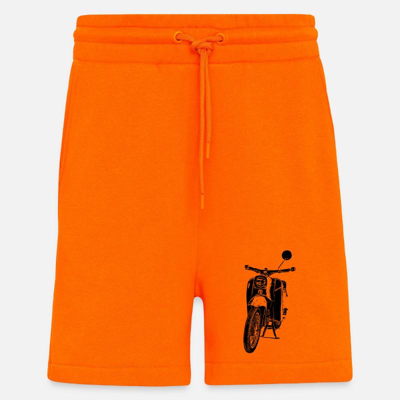 Schwalbe Moped - Shorts - made by SPREAD - SUNSET ORANGE