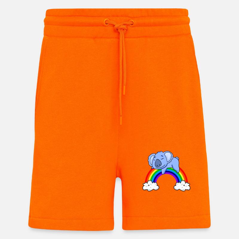 Regenbogen Koala - Shorts - made by SPREAD - SUNSET ORANGE