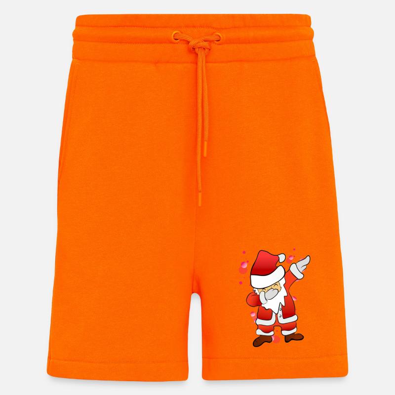 Dabbing Nikolaus - Shorts - made by SPREAD - SUNSET ORANGE