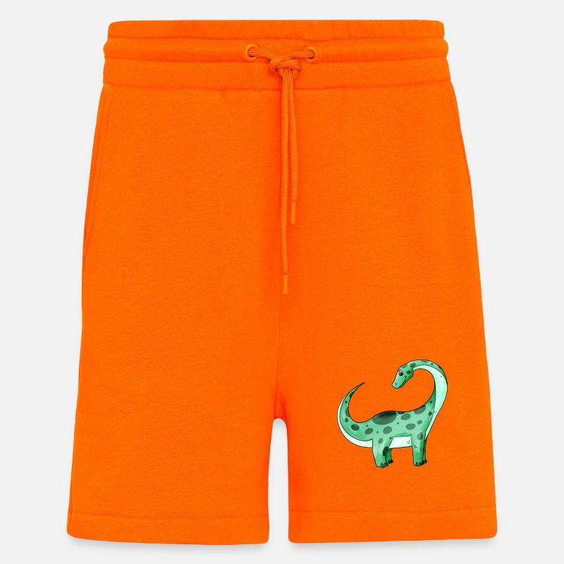 Dinosaur - Shorts - made by SPREAD - SUNSET ORANGE