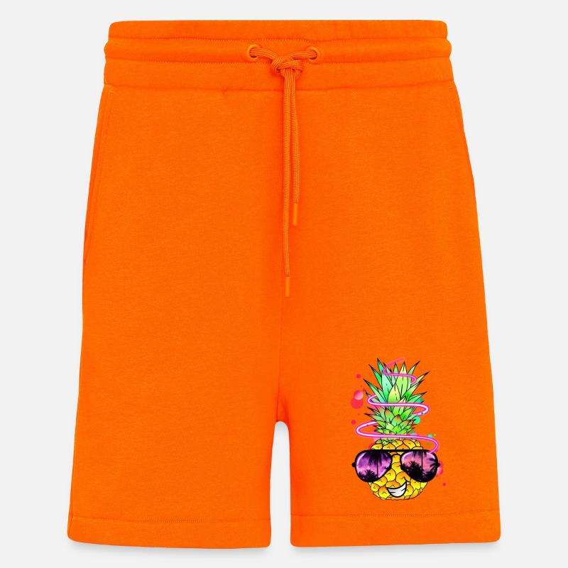 Ananas cool bunt spritzig - Shorts - made by SPREAD - SUNSET ORANGE