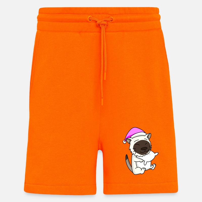 Katze Katzenrasse Birma - Shorts - made by SPREAD - SUNSET ORANGE