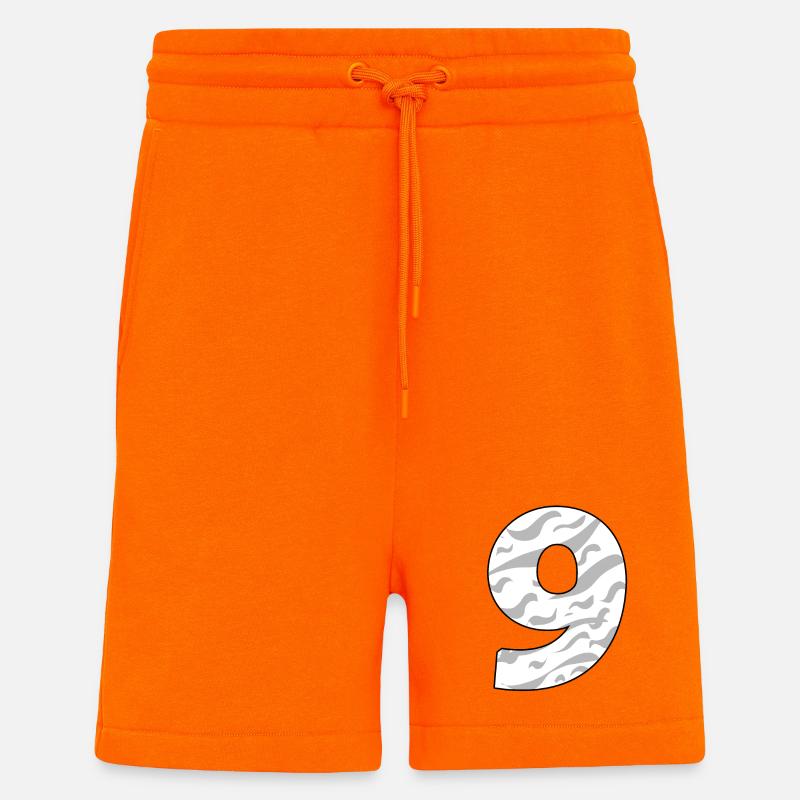 NINE - 9 - Shorts - made by SPREAD - SUNSET ORANGE