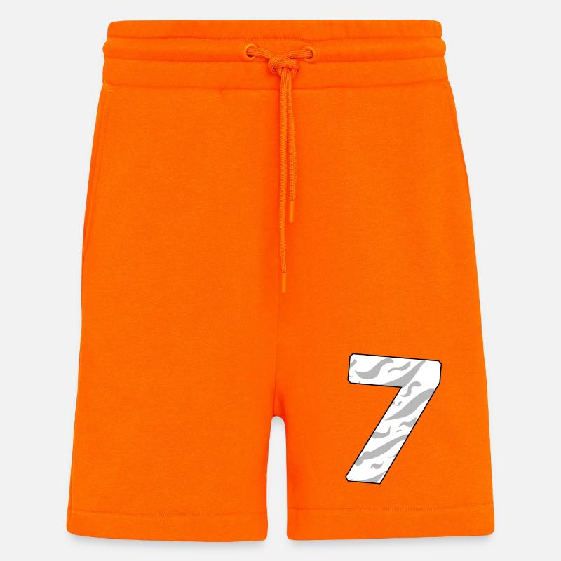 7 - Short bio décontracté fabriqué en UE - SUNSET ORANGE