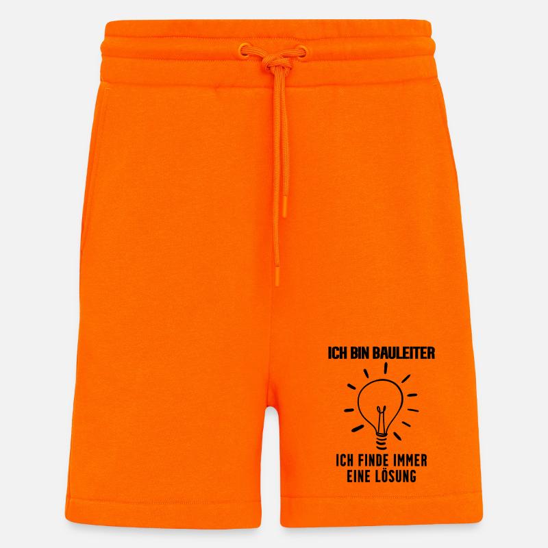 Bauleiter - Shorts - made by SPREAD - SUNSET ORANGE