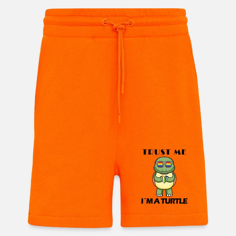 Turtle - Shorts - made by SPREAD - SUNSET ORANGE