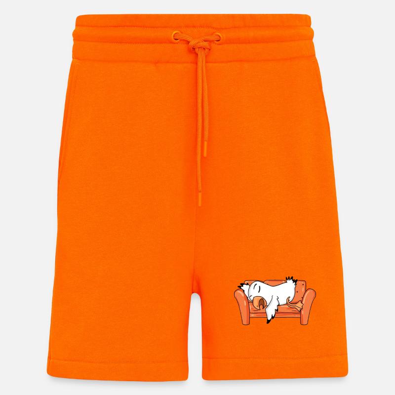 Möwe Müde Schlafen Schlaf - Shorts - made by SPREAD - SUNSET ORANGE