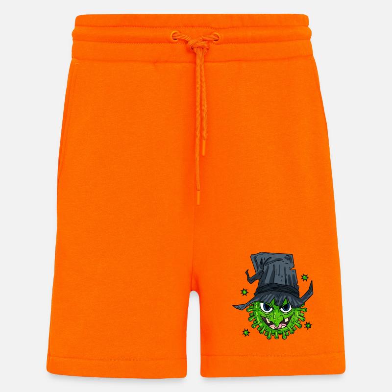 Witch Virus - Shorts - made by SPREAD - SUNSET ORANGE