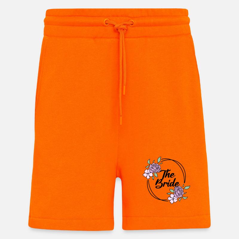 Bride Hen Party - Bride JGA - Short bio décontracté fabriqué en UE - SUNSET ORANGE