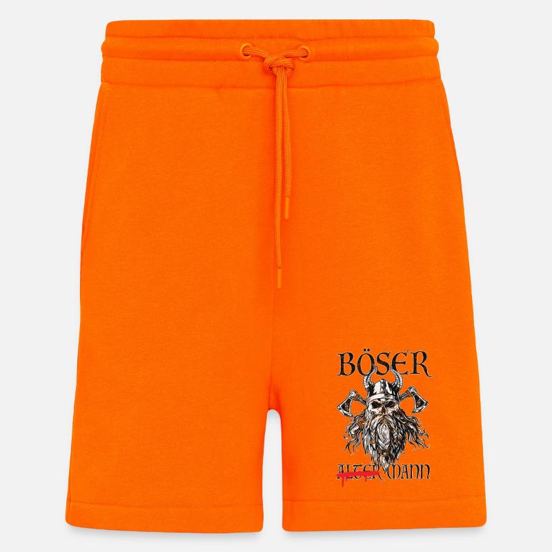Böser Mann – Wikinger - Shorts - made by SPREAD - SUNSET ORANGE