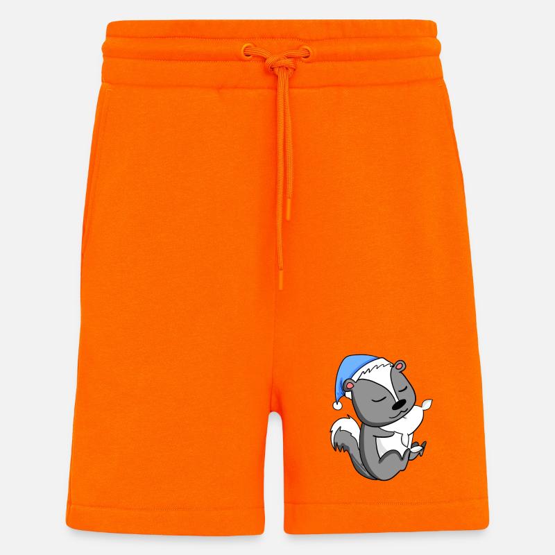 Mouffette - Short bio décontracté fabriqué en UE - SUNSET ORANGE