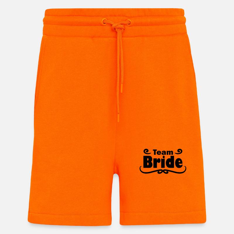 Team Bridal Wedding Celebration - Shorts - made by SPREAD - SUNSET ORANGE