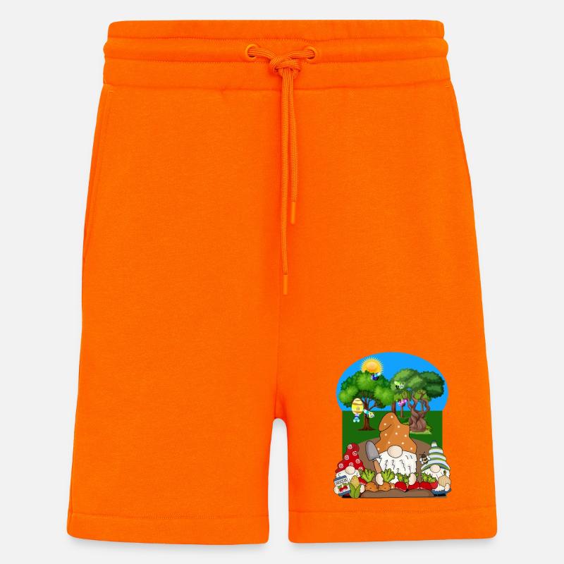 Gartenarbeit Frühling - Shorts - made by SPREAD - SUNSET ORANGE