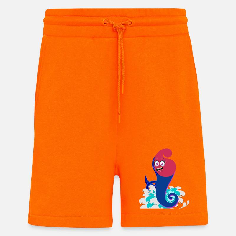 Surf-Spiral-Geist - Shorts - made by SPREAD - SUNSET ORANGE