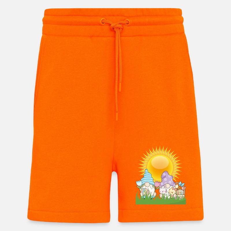 Sonnige Frühlingszwergeparade - Shorts - made by SPREAD - SUNSET ORANGE