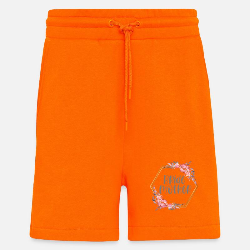 Hochzeit Brautmutter Bride Mother Geschenk - Shorts - made by SPREAD - SUNSET ORANGE