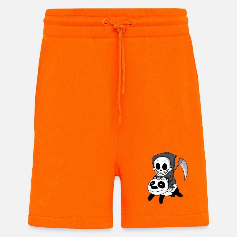 Sensenmann Panda - Shorts - made by SPREAD - SUNSET ORANGE