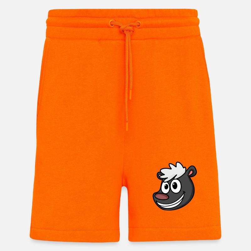 Mouffette - Short bio décontracté fabriqué en UE - SUNSET ORANGE