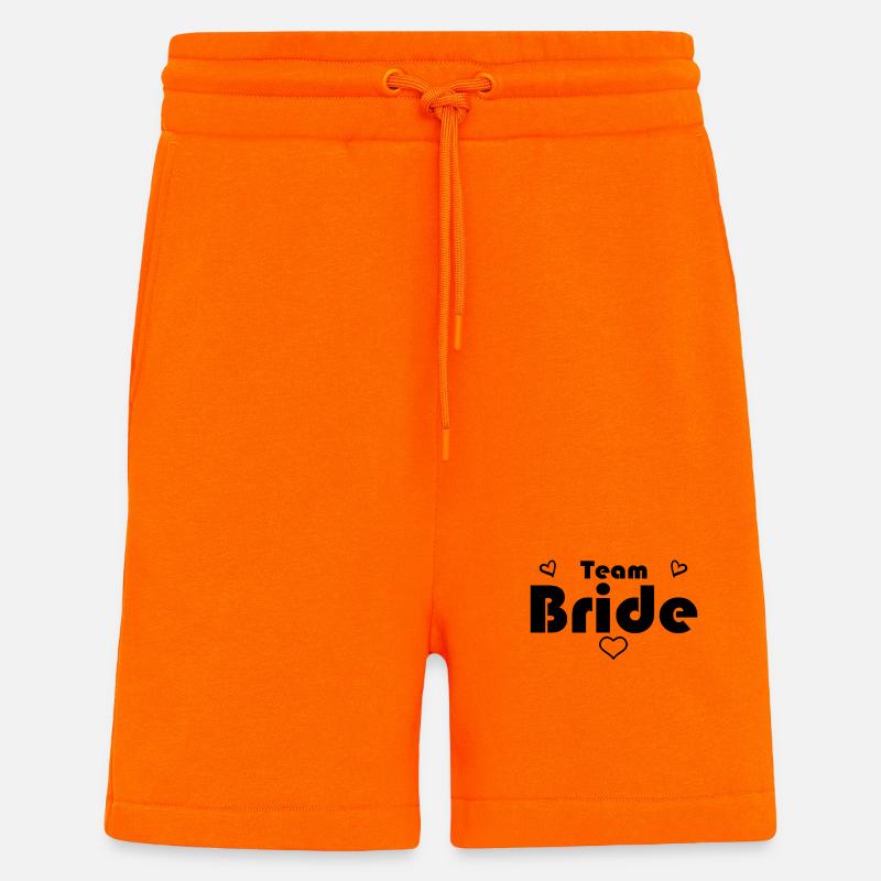 Épouse de l’équipe - Short bio décontracté fabriqué en UE - SUNSET ORANGE