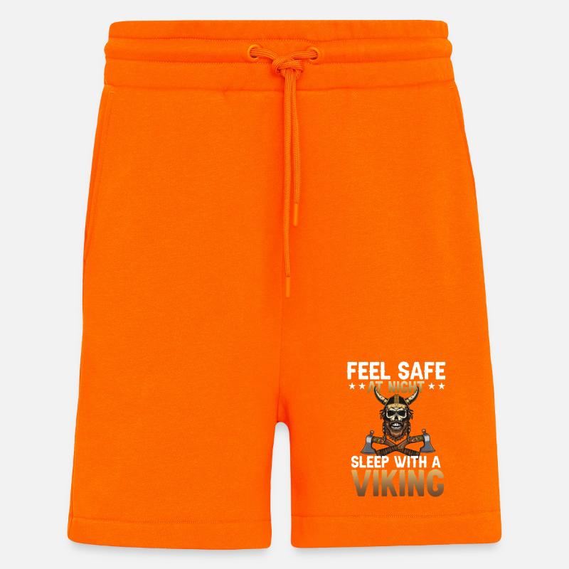 Schlaf mit einem Wikinger - Shorts - made by SPREAD - SUNSET ORANGE