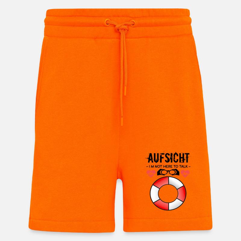 Supervision - Bathing supervision - Shorts - made by SPREAD - SUNSET ORANGE