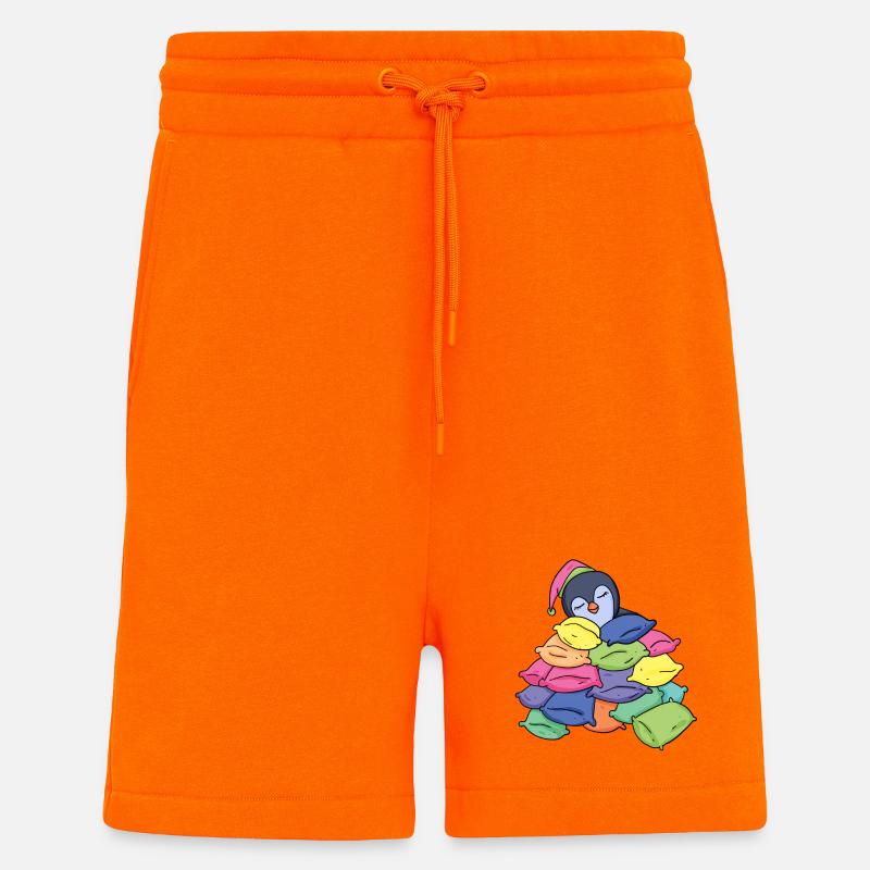Schlafender Pinguin - Shorts - made by SPREAD - SUNSET ORANGE