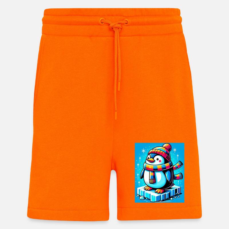 Pingouin - Short bio décontracté fabriqué en UE - SUNSET ORANGE