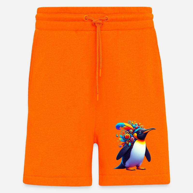 Penguin - Shorts - made by SPREAD - SUNSET ORANGE