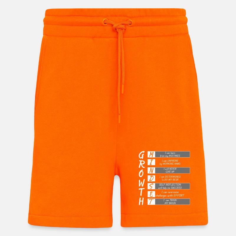 WACHSTUM MINIMUM - Shorts - made by SPREAD - SUNSET ORANGE